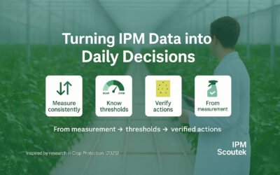 Turning IPM Data into Daily Decisions: What the Research Says and How Scoutek Helps